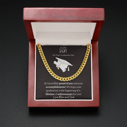 To Our Son On Your Graduation Day | Love Mom & Dad - ALL4THEGIFTOFIT