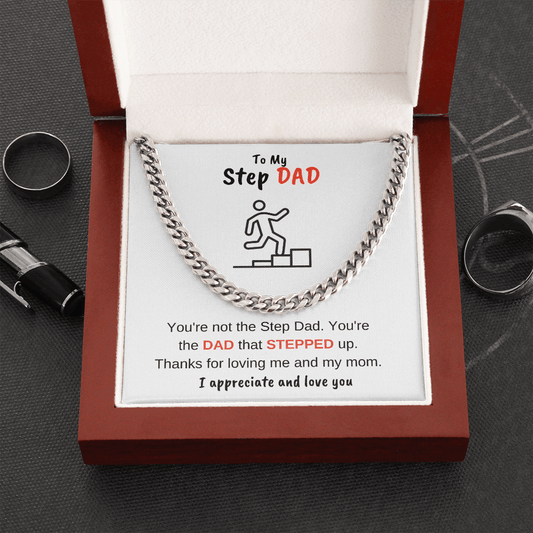 To My Step DAD | Thanks For Loving Me And My Mom | I Appreciate and Love You - ALL4THEGIFTOFIT