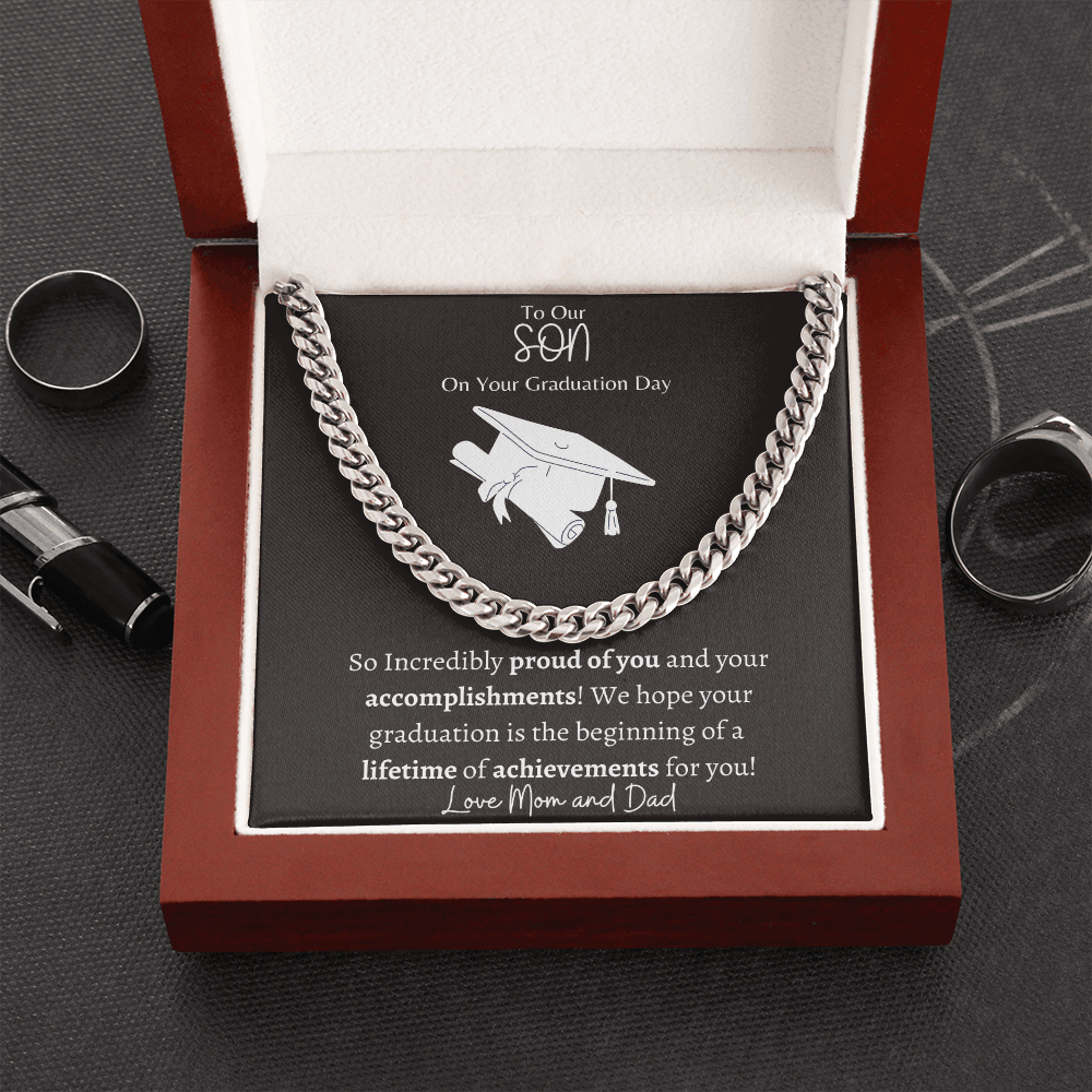 To Our Son On Your Graduation Day | Love Mom & Dad - ALL4THEGIFTOFIT