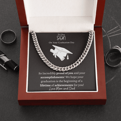 To Our Son On Your Graduation Day | Love Mom & Dad - ALL4THEGIFTOFIT