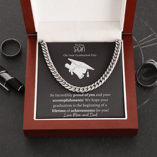 To Our Son On Your Graduation Day | Love Mom & Dad - ALL4THEGIFTOFIT