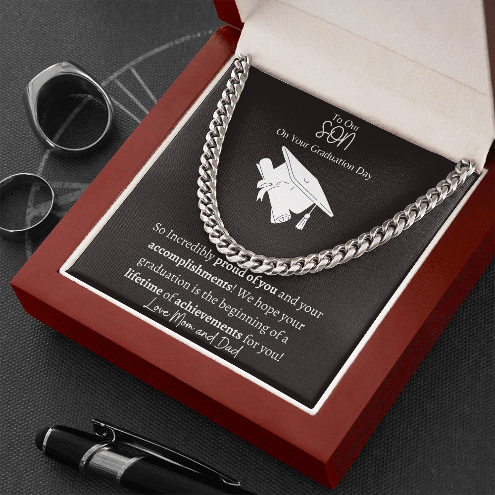 To Our Son On Your Graduation Day | Love Mom & Dad - ALL4THEGIFTOFIT