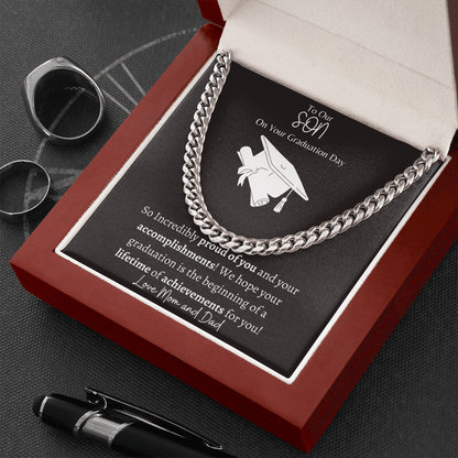 To Our Son On Your Graduation Day | Love Mom & Dad - ALL4THEGIFTOFIT