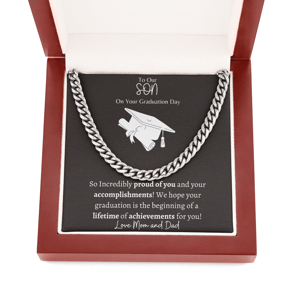 To Our Son On Your Graduation Day | Love Mom & Dad - ALL4THEGIFTOFIT