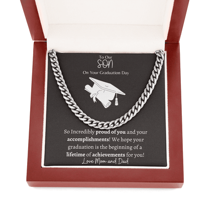 To Our Son On Your Graduation Day | Love Mom & Dad - ALL4THEGIFTOFIT
