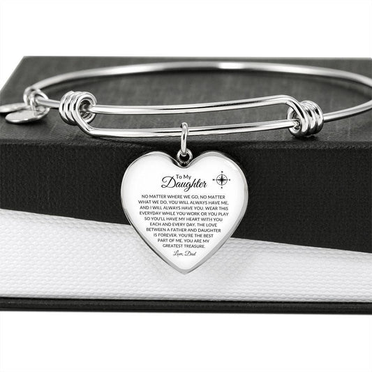 To My Daughter | You're The Best Part Of Me (White) | Love, Dad - ALL4THEGIFTOFIT