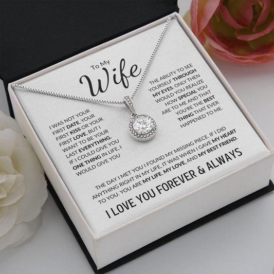To My Wife | I Love You Forever & Always | Eternal Hope Necklace - ALL4THEGIFTOFIT
