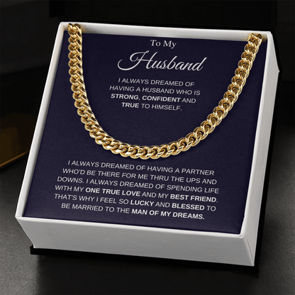 To My Husband - The Man of My Dreams - ALL4THEGIFTOFIT
