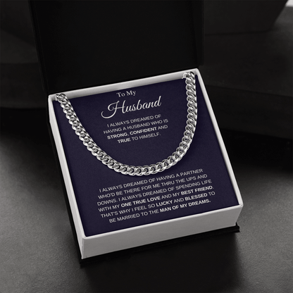 To My Husband - The Man of My Dreams - ALL4THEGIFTOFIT