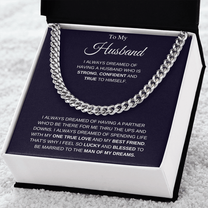 To My Husband - The Man of My Dreams - ALL4THEGIFTOFIT