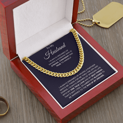 To My Husband - The Man of My Dreams - ALL4THEGIFTOFIT