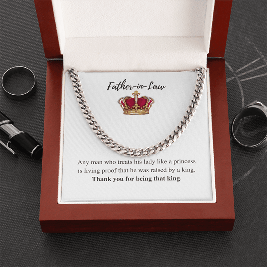 Father-In-Law | Thank You For Being That King - ALL4THEGIFTOFIT