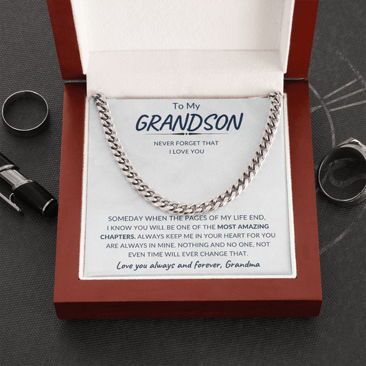 To My GRANDSON | Love You Always & Forever, Grandma - ALL4THEGIFTOFIT