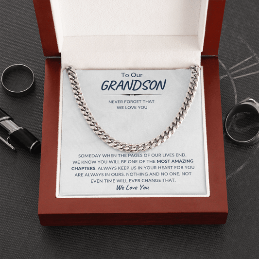 To Our GRANDSON | Never Forget That We Love You - ALL4THEGIFTOFIT