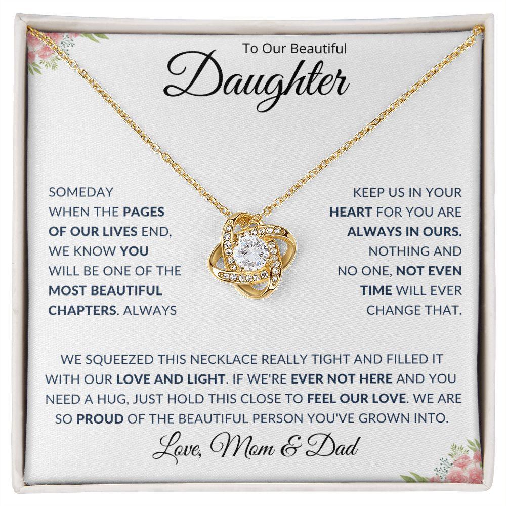 To Our Daughter | One Of Our Most Beautiful Chapters | Love Mom & Dad - ALL4THEGIFTOFIT
