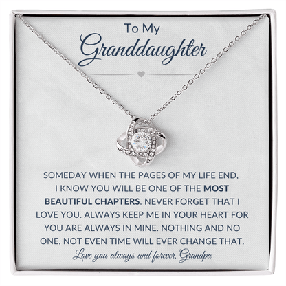 To My Granddaughter | Love You Always & Forever, Grandpa - ALL4THEGIFTOFIT