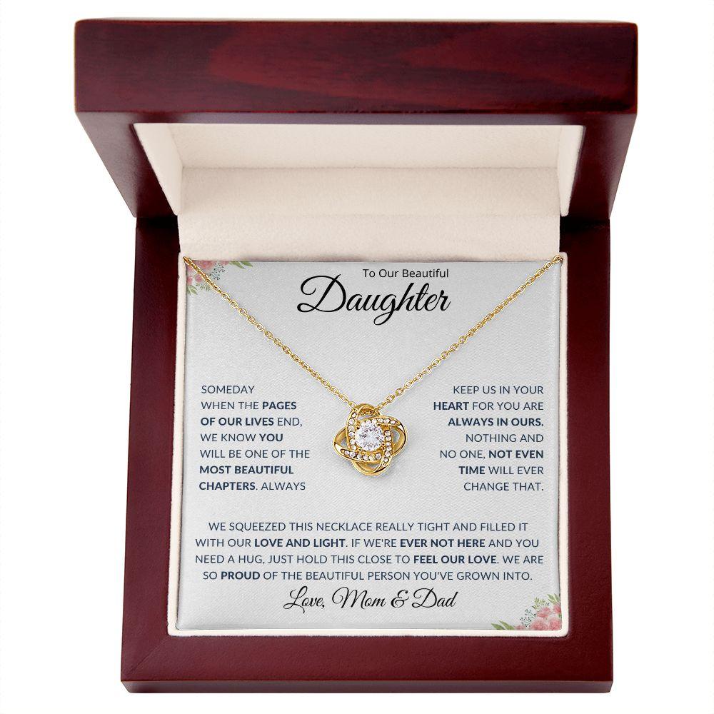 To Our Daughter | One Of Our Most Beautiful Chapters | Love Mom & Dad - ALL4THEGIFTOFIT