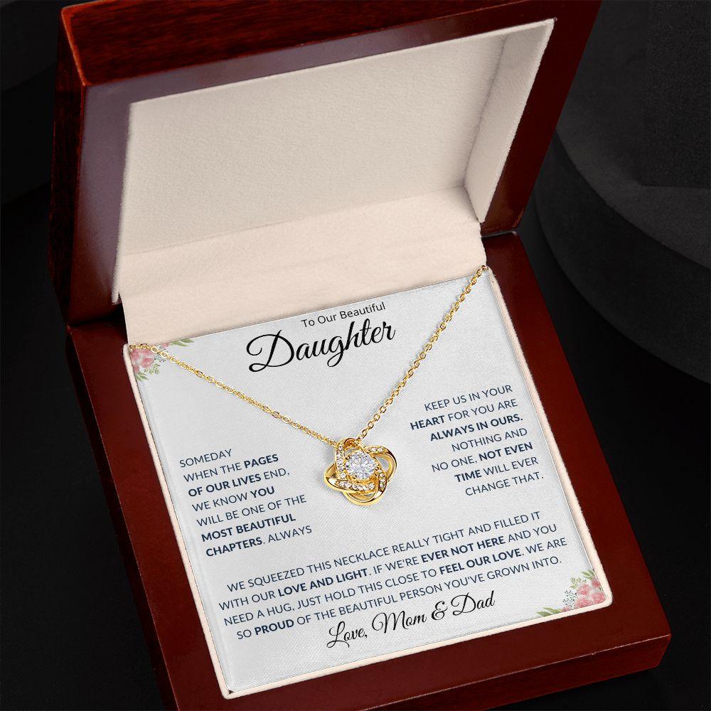 To Our Daughter | One Of Our Most Beautiful Chapters | Love Mom & Dad - ALL4THEGIFTOFIT