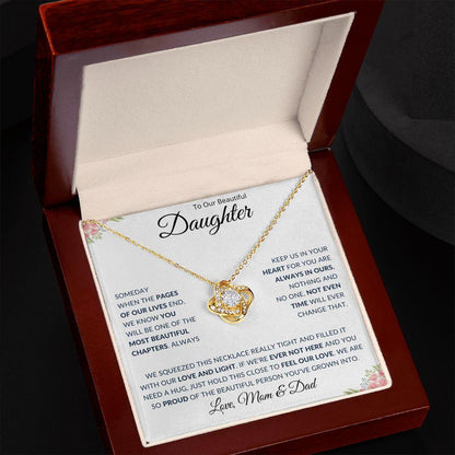 To Our Daughter | One Of Our Most Beautiful Chapters | Love Mom & Dad - ALL4THEGIFTOFIT