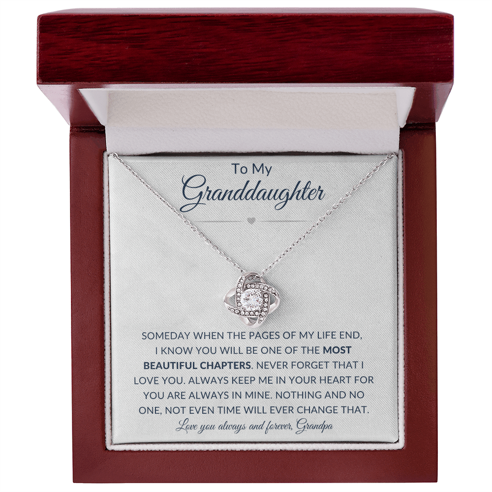 To My Granddaughter | Love You Always & Forever, Grandpa - ALL4THEGIFTOFIT