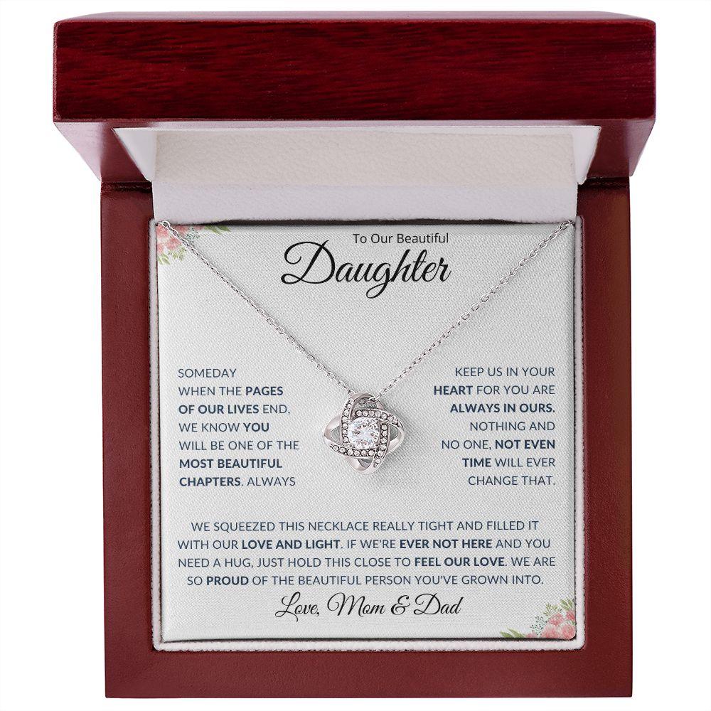 To Our Daughter | One Of Our Most Beautiful Chapters | Love Mom & Dad - ALL4THEGIFTOFIT