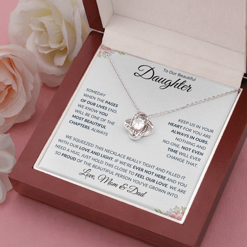 To Our Daughter | One Of Our Most Beautiful Chapters | Love Mom & Dad - ALL4THEGIFTOFIT