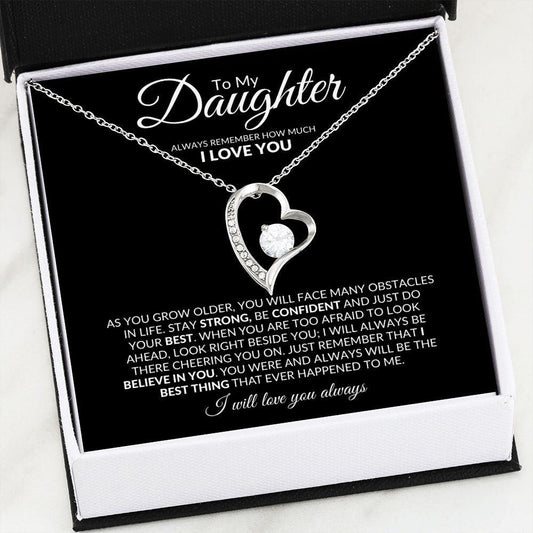 To My Daughter | You are Strong and Confident | Forever Love Necklace - ALL4THEGIFTOFIT