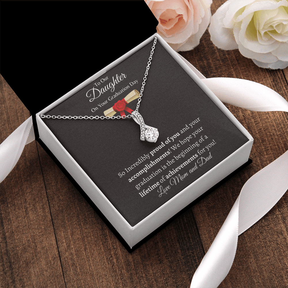 To Our Daughter On Your Graduation Day | Love Mom & Dad - ALL4THEGIFTOFIT