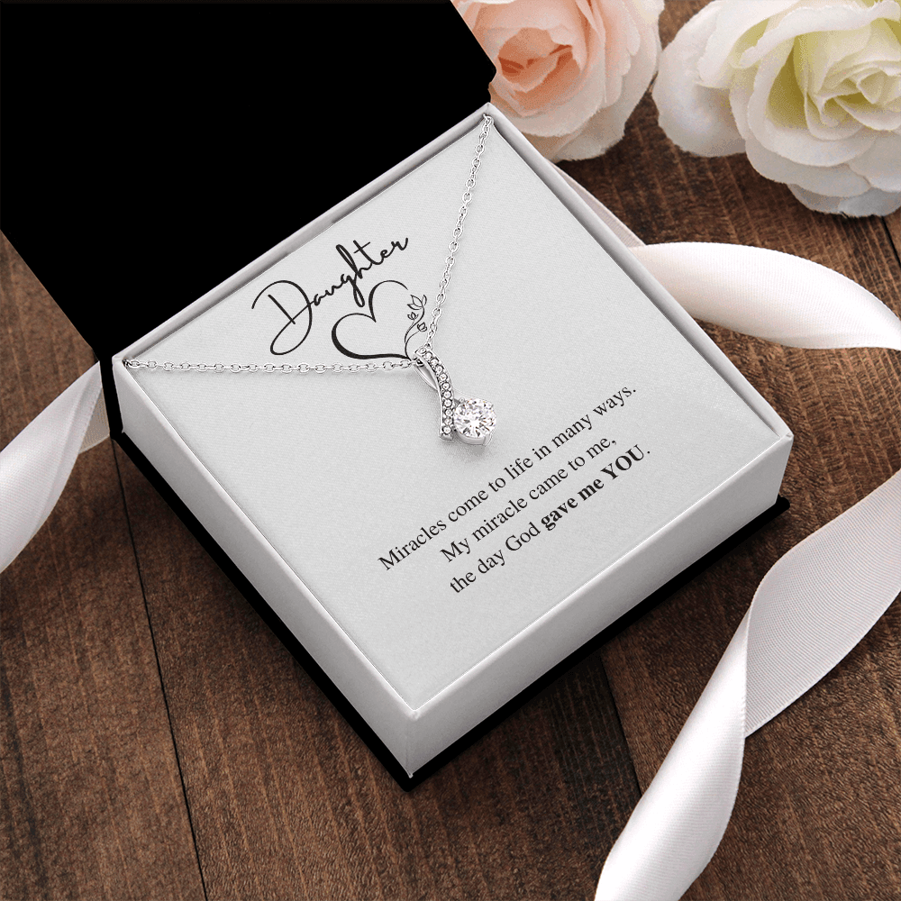 Daughter | Miracles | Alluring Beauty Necklace - ALL4THEGIFTOFIT