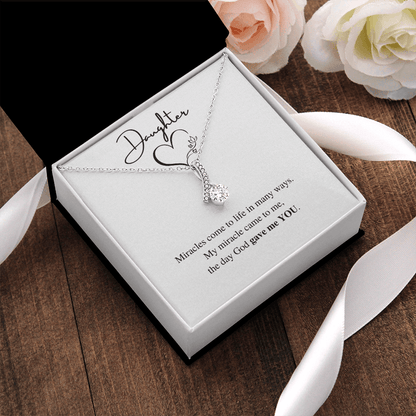 Daughter | Miracles | Alluring Beauty Necklace - ALL4THEGIFTOFIT