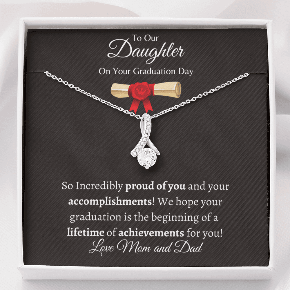 To Our Daughter On Your Graduation Day | Love Mom & Dad - ALL4THEGIFTOFIT