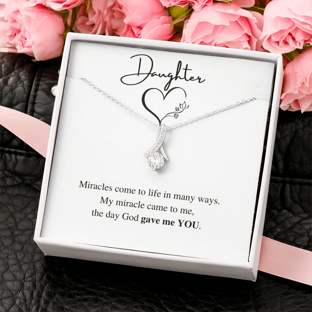 Daughter | Miracles | Alluring Beauty Necklace - ALL4THEGIFTOFIT