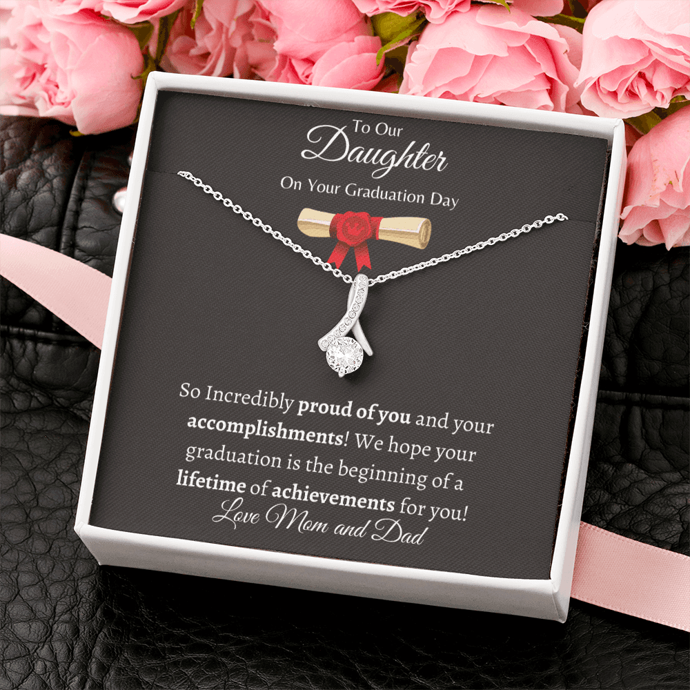 To Our Daughter On Your Graduation Day | Love Mom & Dad - ALL4THEGIFTOFIT