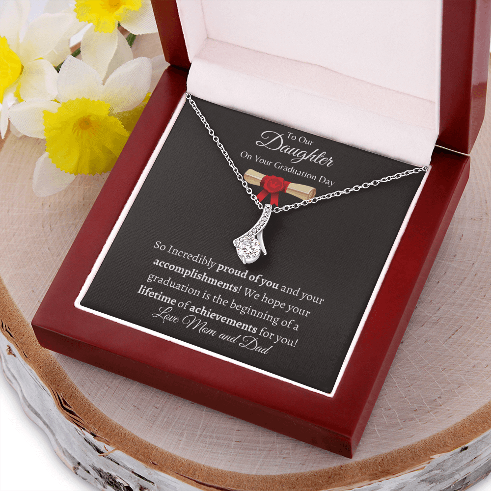 To Our Daughter On Your Graduation Day | Love Mom & Dad - ALL4THEGIFTOFIT