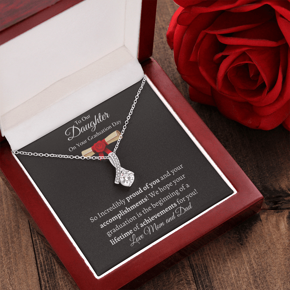 To Our Daughter On Your Graduation Day | Love Mom & Dad - ALL4THEGIFTOFIT
