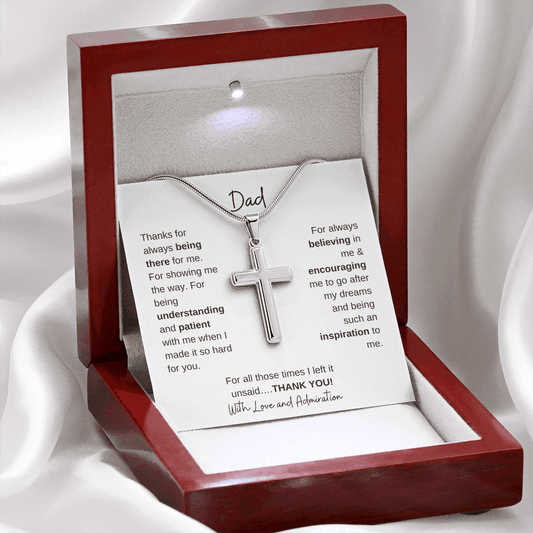 Dad | For All Those Times I Left It Unsaid...Thank You | With Love and Admiration - ALL4THEGIFTOFIT